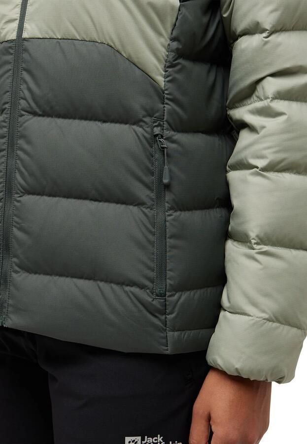 Jack Wolfskin Ather Down Hoody Women RDS Donsjack Dames XXL slate green slate green - Foto 2