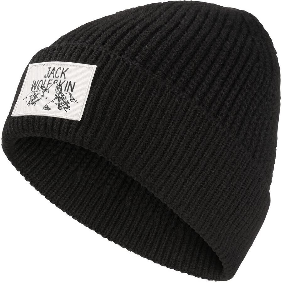 Jack Wolfskin Badge Beanie muts One Size black - Foto 7