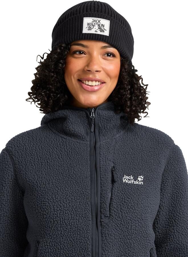Jack Wolfskin Badge Beanie muts One Size black - Foto 3