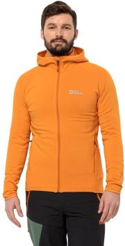 Jack Wolfskin Baiselberg Hooded FZ Men Fleece jack Heren XXXL safflower - Thumbnail 2