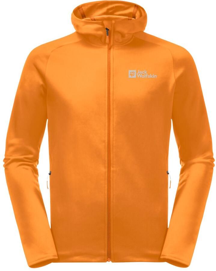 Jack Wolfskin Baiselberg Hooded FZ Men Fleece jack Heren XXXL safflower