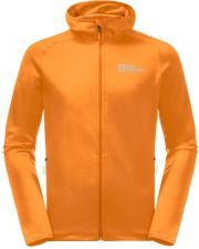 Jack Wolfskin Baiselberg Hooded FZ Men Fleece jack Heren XXXL safflower - Thumbnail 1