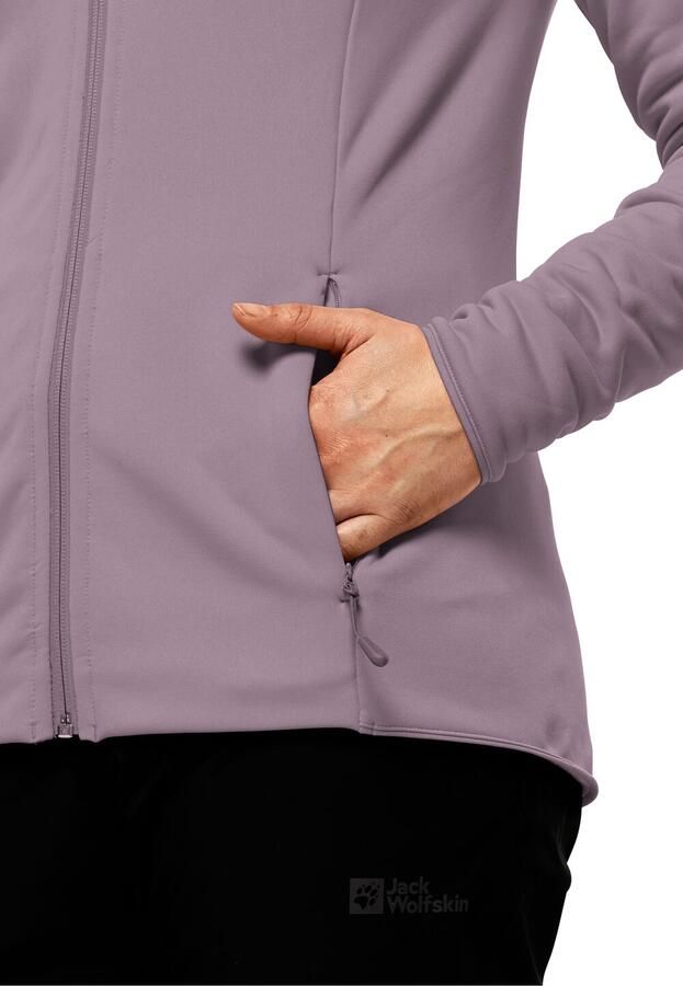 Jack Wolfskin Baiselberg Hooded FZ Women Fleece jack Dames XXL wild blossom wild blossom - Foto 3