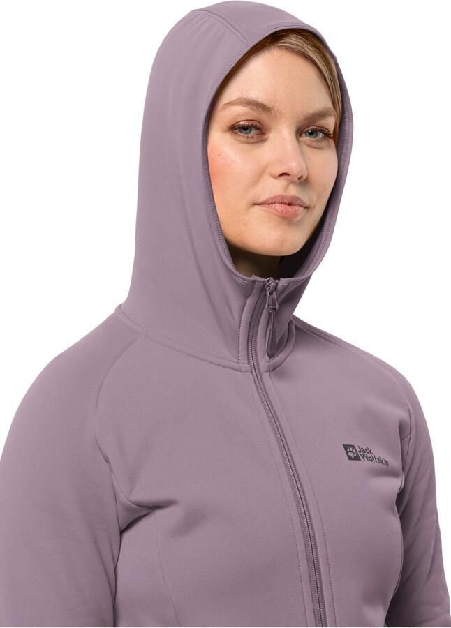 Jack Wolfskin Baiselberg Hooded FZ Women Fleece jack Dames XXL wild blossom wild blossom - Foto 2