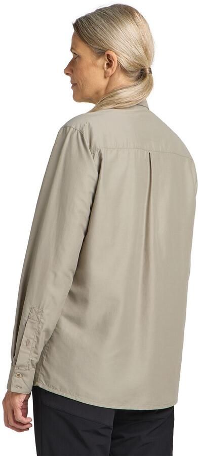 Jack Wolfskin Barrier LS Shirt Women Blouse met bescherming tegen muggen en zon Dames XXL stone - Foto 5