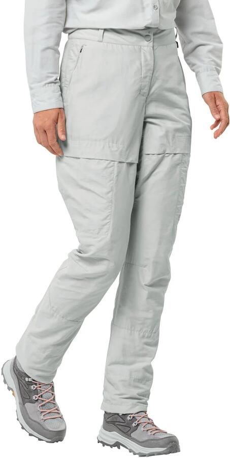 Jack Wolfskin Barrier Pant Women Broek met bescherming tegen muggen en zon Dames 34 cool grey Cool Grey - Foto 6