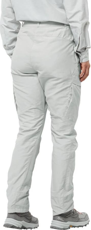 Jack Wolfskin Barrier Pant Women Broek met bescherming tegen muggen en zon Dames 34 cool grey Cool Grey - Foto 4
