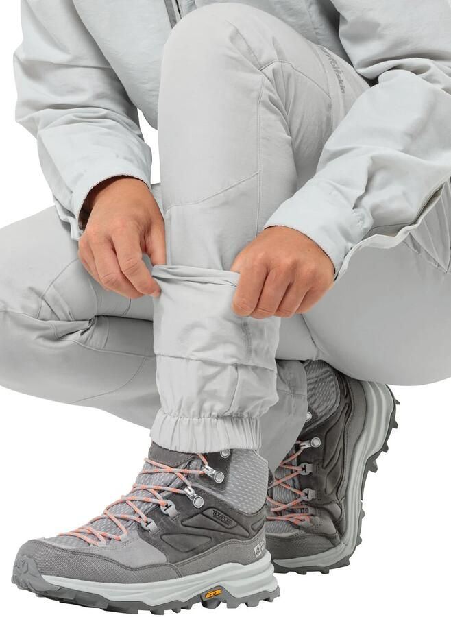 Jack Wolfskin Barrier Pant Women Broek met bescherming tegen muggen en zon Dames 34 cool grey Cool Grey