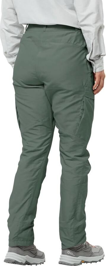 Jack Wolfskin Barrier Pant Women Broek met bescherming tegen muggen en zon Dames 36 hedge green Hedge Green - Foto 4