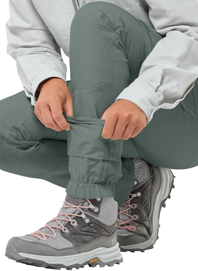 Jack Wolfskin Barrier Pant Women Broek met bescherming tegen muggen en zon Dames 36 hedge green Hedge Green