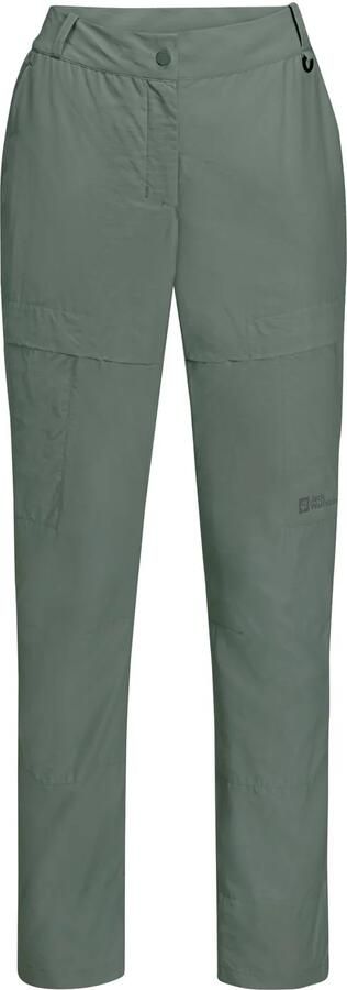 Jack Wolfskin Barrier Pant Women Broek met bescherming tegen muggen en zon Dames 36 hedge green Hedge Green - Foto 5