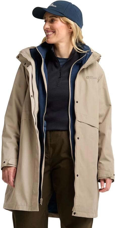 Jack Wolfskin Functionele 3-in-1-parka BAYLIGHT 3in1 waterdicht overgangsjas - Foto 7