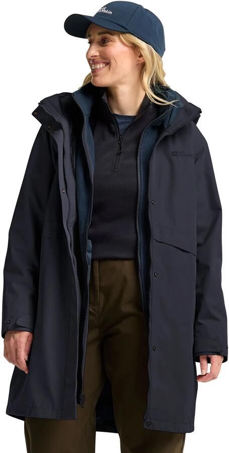 Jack Wolfskin Baylight 3in1 Coat Women 3in1-jas Dames XXL dark navy dark navy - Foto 6