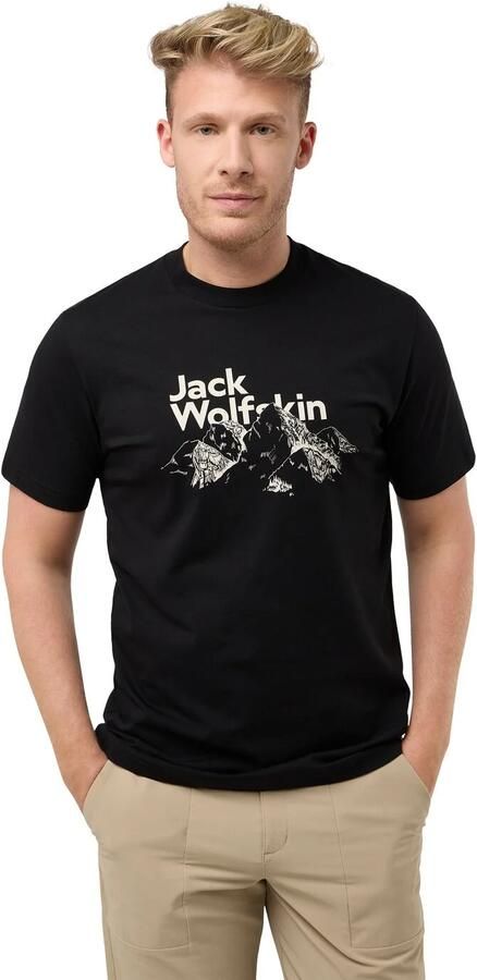 Jack Wolfskin Bergblick T-Shirt Men T-shirt van biologisch katoen Heren XXXL black - Foto 4
