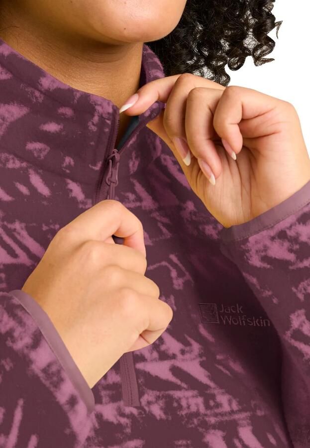 Jack Wolfskin BIG SKY HZ Women Fleece trui Dames XXL raisin - Foto 6