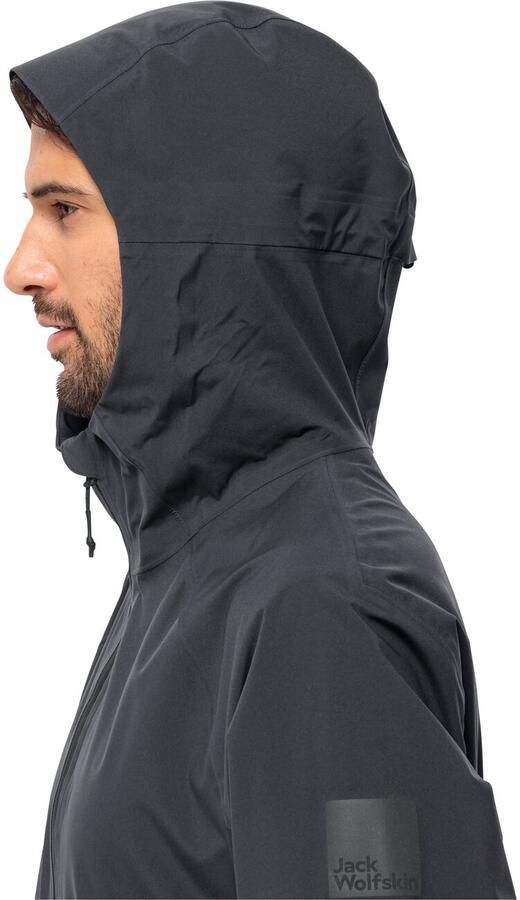 Jack Wolfskin Bike Commute Mono Jacket Men Regenjack van mono-materiaal Heren XXXL phantom - Foto 6