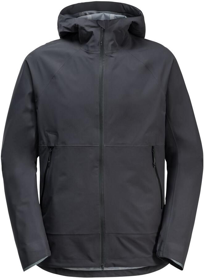 Jack Wolfskin Bike Commute Mono Jacket Men Regenjack van mono-materiaal Heren XXXL phantom