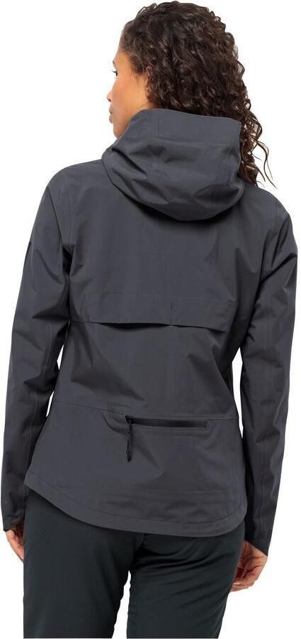 Jack Wolfskin Bike Commute Mono Jacket Women Regenjack van mono-materiaal Dames XXL phantom - Foto 8