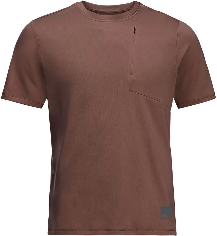 Jack Wolfskin Bike Commute T-Shirt Men Functioneel shirt Heren XXXL dark rust Dark Rust