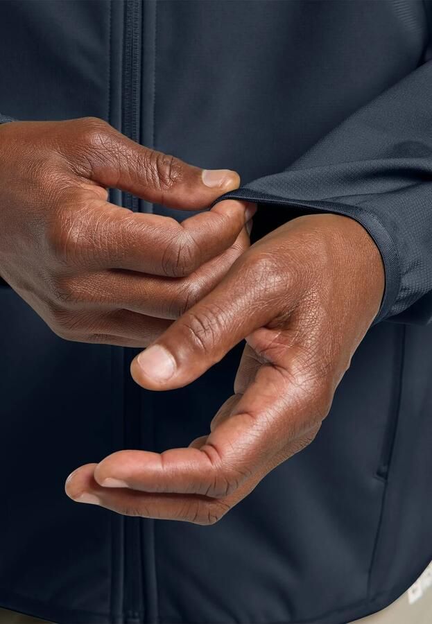 Jack Wolfskin Bornberg Hoody Men Softshelljack Heren XXXL blue night blue - Foto 3