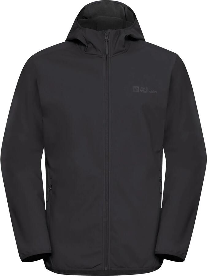 Jack Wolfskin Softshell-jack BORNBERG HOODY Ademend licht overgangsjas