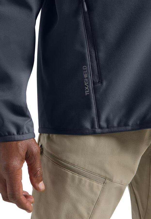 Jack Wolfskin Bornberg Hoody Men Softshelljack Heren XXXL blue night blue - Foto 4