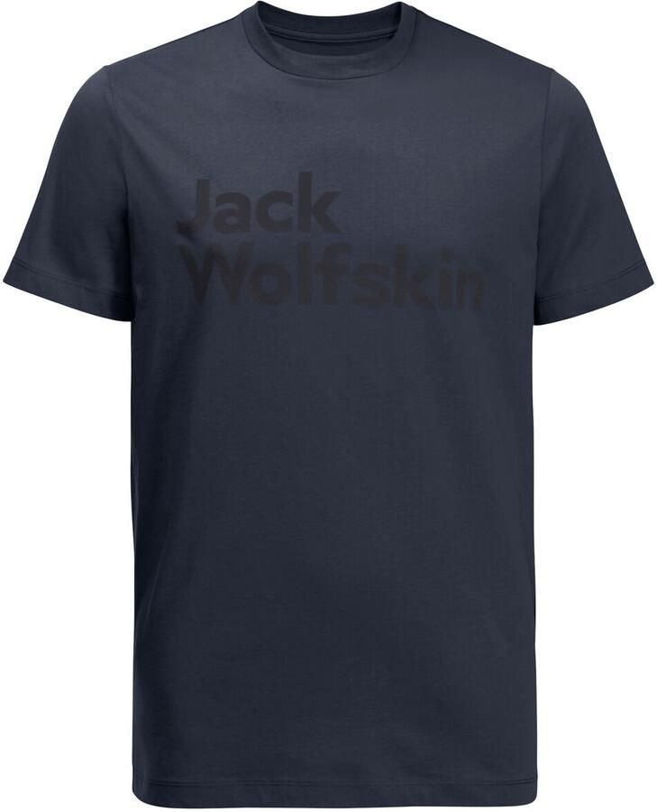 Jack Wolfskin Brand T-Shirt Men T-shirt van biologisch katoen Heren XXXL blue night blue