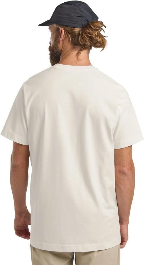 Jack Wolfskin Brand T-Shirt Men T-shirt van biologisch katoen Heren XXL wood cotton white WOOD Cotton white - Foto 6