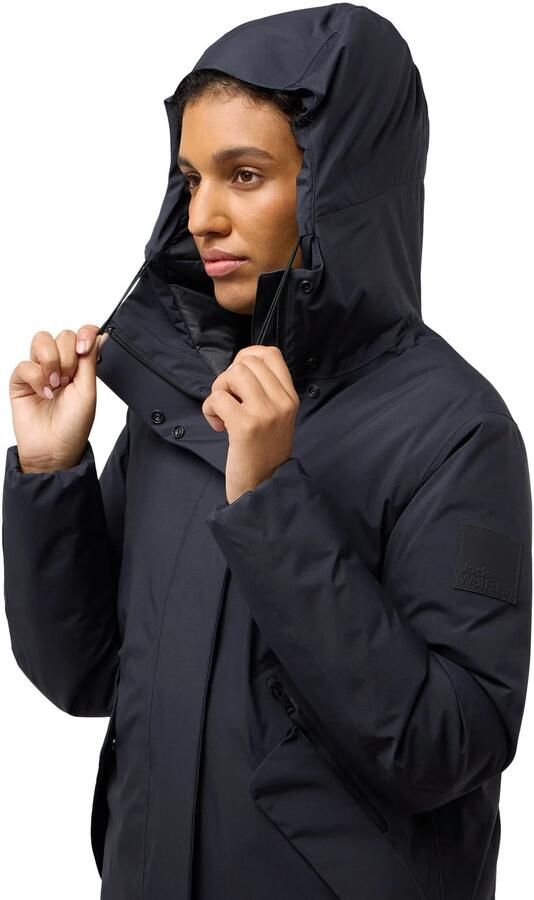 Jack Wolfskin Brandenburger Coat Women RDS Waterdichte winterjas Dames XXL dark navy dark navy - Foto 17