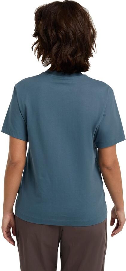 Jack Wolfskin Cadena T-Shirt Women T-shirt van biologisch katoen Dames XXL tent aluminium blue TENT Aluminium Blue - Foto 4