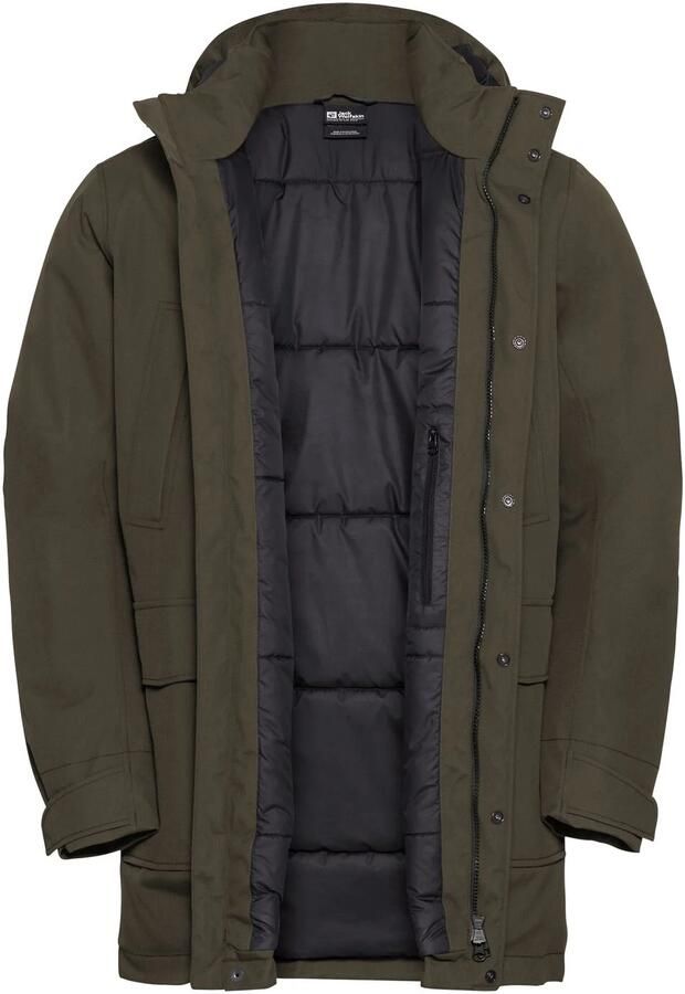 Jack Wolfskin Canyon Shield Parka Men Waterdichte parka Heren XXXL obsidian moss obsidian moss - Foto 4