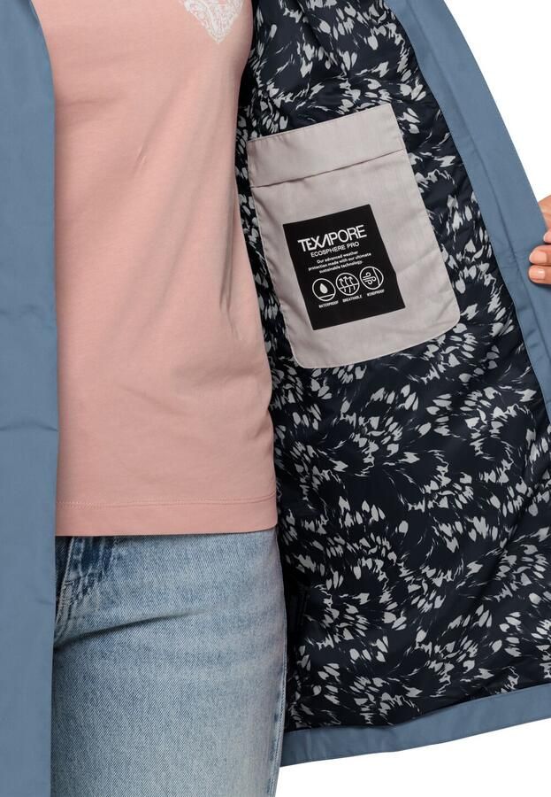 Jack Wolfskin Cape West Coat Women Regenjas Dames S elemental blue Elemental Blue