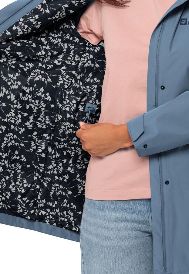 Jack Wolfskin Cape West Coat Women Regenjas Dames S elemental blue Elemental Blue - Foto 2