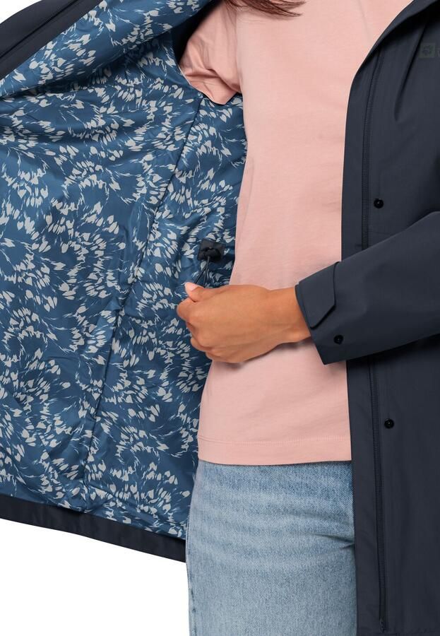 Jack Wolfskin Cape West Coat Women Regenjas Dames XS blue night blue - Foto 2