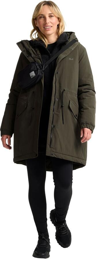 Jack Wolfskin Chilly Frost Parka Women Waterdichte parka Dames XXL obsidian moss obsidian moss - Foto 9