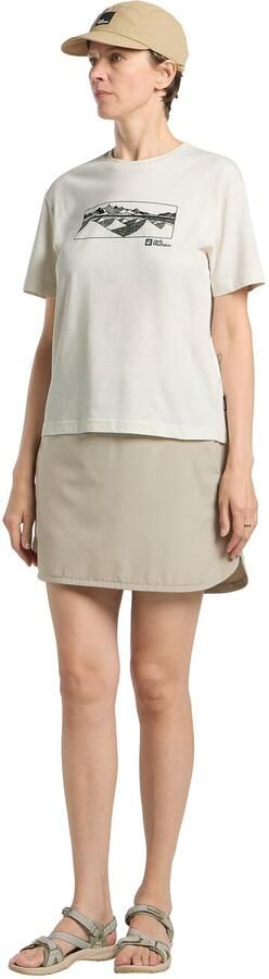 Jack Wolfskin Cordillera T-Shirt Women T-shirt van biologisch katoen XXL mountain cotton white MOUNTAIN cotton white - Foto 7