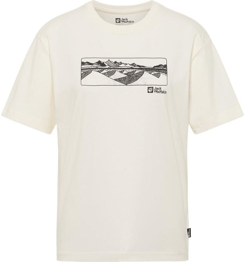 Jack Wolfskin Cordillera T-Shirt Women T-shirt van biologisch katoen XXL mountain cotton white MOUNTAIN cotton white - Foto 2
