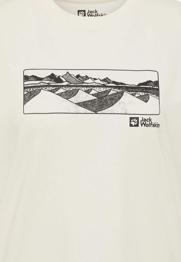 Jack Wolfskin Cordillera T-Shirt Women T-shirt van biologisch katoen XXL mountain cotton white MOUNTAIN cotton white - Foto 5
