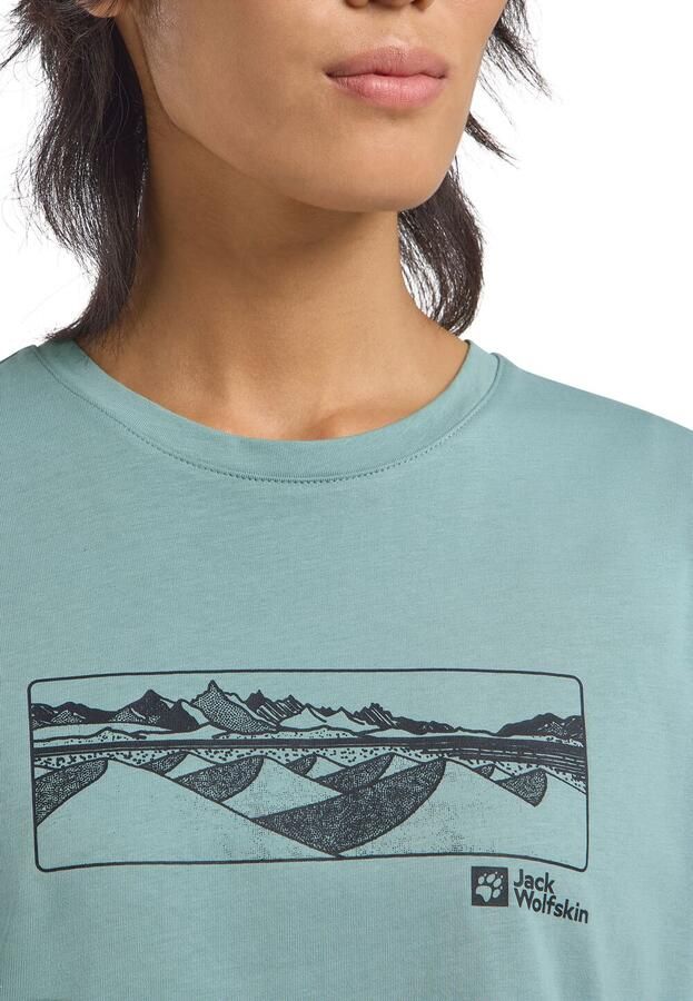 Jack Wolfskin Cordillera T-Shirt Women T-shirt van biologisch katoen 2XL mountain soft jade MOUNTAIN soft jade - Foto 2