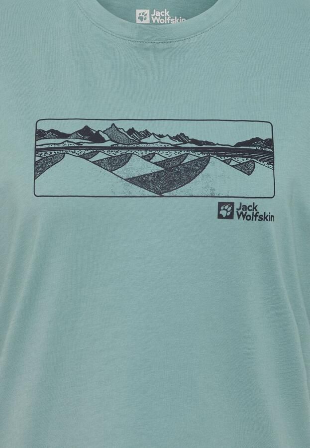 Jack Wolfskin Cordillera T-Shirt Women T-shirt van biologisch katoen 2XL mountain soft jade MOUNTAIN soft jade - Foto 3