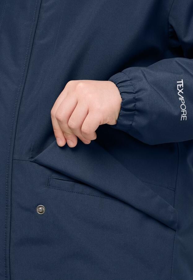 Jack Wolfskin Cosy Bear Jacket Kids Winterjack Kinderen 104 blue night blue