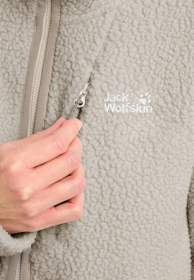 Jack Wolfskin Cradle Mountain Pile FZ Women Fleece jack Dames XXL pale sand pale sand - Foto 4