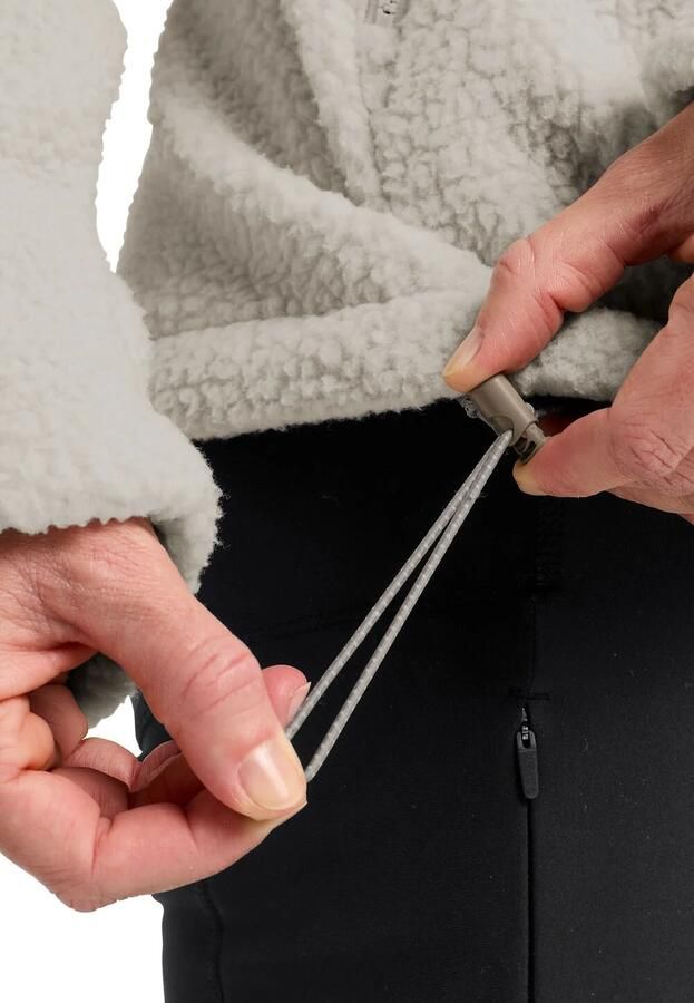 Jack Wolfskin Cradle Mountain Pile FZ Women Fleece jack Dames XXL pale sand pale sand - Foto 5