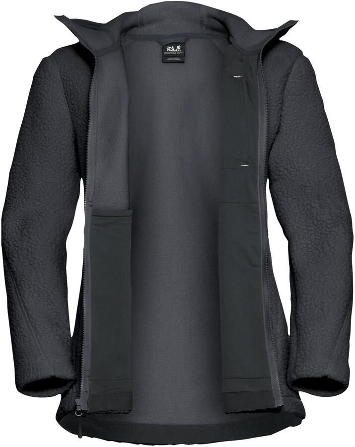 Jack Wolfskin Cradle Mountain Pile FZ Women Fleece jack Dames XXL phantom