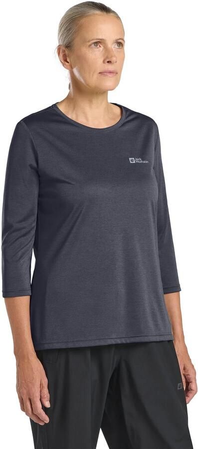 Jack Wolfskin Crosstrail 3|4 T-Shirt Women Functioneel shirt Dames XXL graphite - Foto 6