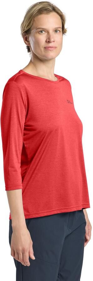 Jack Wolfskin Crosstrail 3|4 T-Shirt Women Functioneel shirt Dames XXL vibrant red Vibrant Red - Foto 4