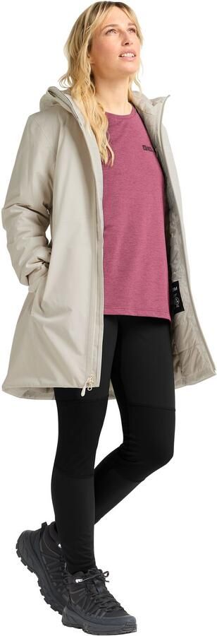 Jack Wolfskin Crosstrail 3|4 T-Shirt Women Functioneel shirt Dames XXL raisin - Foto 8