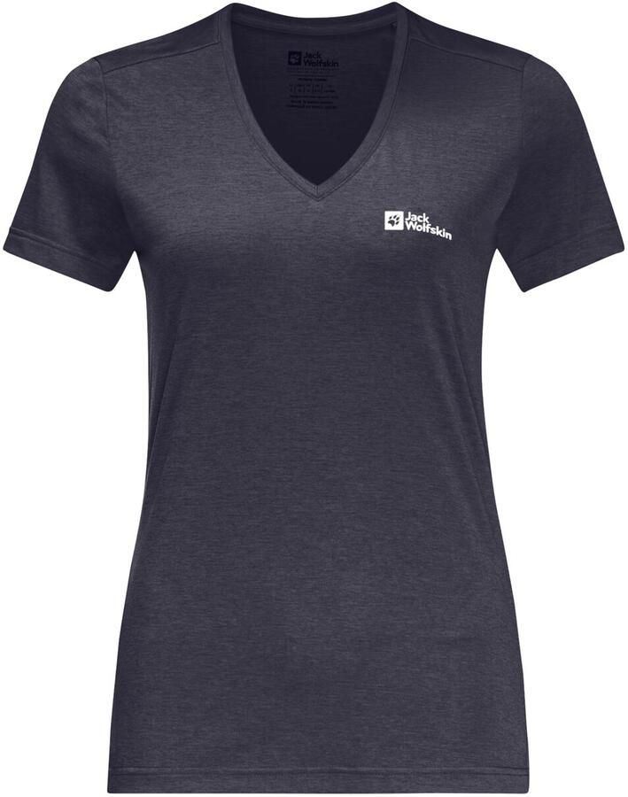 Jack Wolfskin Crosstrail T-Shirt Women Functioneel shirt Dames 2XL graphite cool grey Graphite Cool Grey