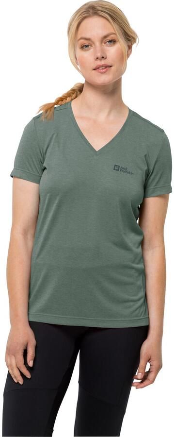 Jack Wolfskin Crosstrail T-Shirt Women Functioneel shirt Dames XXL hedge green Hedge Green - Foto 3
