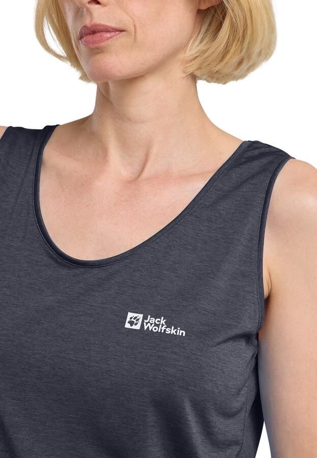 Jack Wolfskin Crosstrail Tank Women Functioneel topje Dames XXL graphite